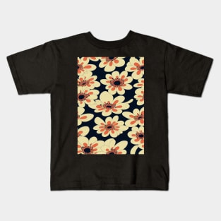 Beautiful Stylized Yellow Flowers, for all those who love nature #217 Kids T-Shirt